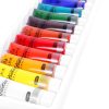 Other Stationery |   Acrylic Paint Set 15ml Each Tube Waterproof Rich Pigments 12 Colors Art Supplies for Children Students   Adults Artist Painter DIY Wall Painting on Canvas Wood Stone Ceramic Crafts Halloween Party Other Stationery Other Stationery