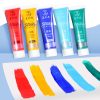 Other Stationery |   Acrylic Paint Set 15ml Each Tube Waterproof Rich Pigments 12 Colors Art Supplies for Children Students   Adults Artist Painter DIY Wall Painting on Canvas Wood Stone Ceramic Crafts Halloween Party Other Stationery Other Stationery