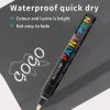 Other Stationery |   BIGTHUMB 12 Colors Paint Pens Oil-Based Paint Marker Set Waterproof Quick Dry for Rocks Painting Glass Plastic Ceramic Wood Metal DIY Craft Write on Almost Anything Other Stationery Other Stationery