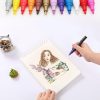 Other Stationery |   BIGTHUMB 12 Colors Paint Pens Oil-Based Paint Marker Set Waterproof Quick Dry for Rocks Painting Glass Plastic Ceramic Wood Metal DIY Craft Write on Almost Anything Other Stationery Other Stationery