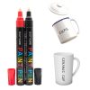 Other Stationery |   BIGTHUMB 12 Colors Paint Pens Oil-Based Paint Marker Set Waterproof Quick Dry for Rocks Painting Glass Plastic Ceramic Wood Metal DIY Craft Write on Almost Anything Other Stationery Other Stationery