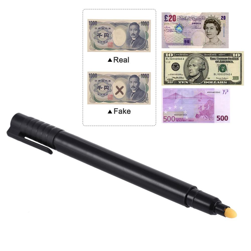 Other Stationery |   Counterfeit Money Detector Pen Fake Banknote Tester Currency Cash Checker Marker for US Dollar Bill Euro Pound Yen Won Other Stationery Other Stationery