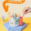 Other Stationery |   Cute Rotating Pencil Pen Holder for Desk with 8 Slots Desktop Stationery Supplies Organizer (Rotatable) Other Stationery Other Stationery