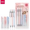 Other Stationery |   Deli Mechanical Pencil Set Automatic Drafting Pencil Includes 3 Pencils/3 Pack 0.5mm Lead Refills Other Stationery Other Stationery