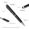 Other Stationery |   Digital Voice Recorder Pen Sound Audio Activated Dictaphone Recording Device Professional Music Player with USB Cable Earplug for Lecture Class Meeting Interview Stationery Supplies Other Stationery