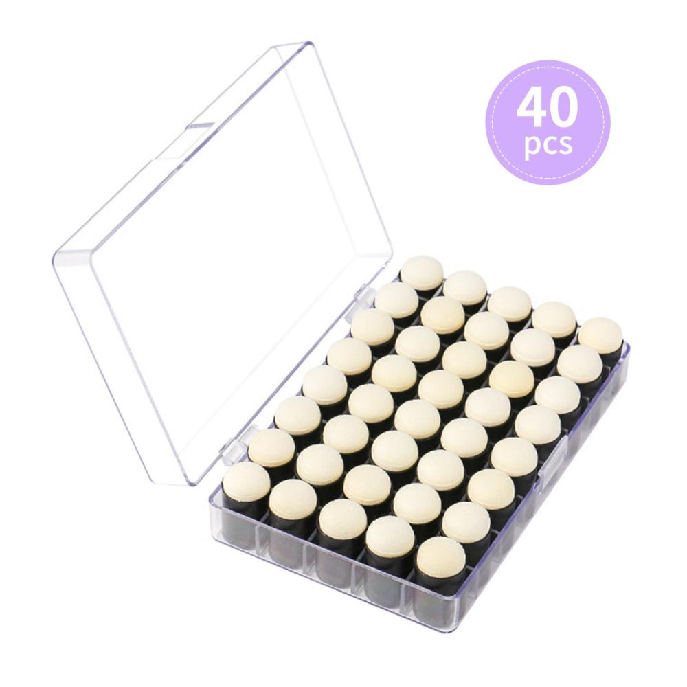 Other Stationery |   Finger Sponge Daubers Set with Storage Case or Painting Drawing Ink Card Making Commodities Crafts 40PCS Other Stationery Other Stationery