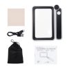 Other Stationery |   Handheld Magnifier 4X Magnifying Glass with Bright LED Lights 3 Adjustable Brightness Other Stationery Other Stationery