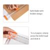 Other Stationery |   JIELISI Mini A5 Paper Trimmer Cutter Desktop Paper Cutting Machine with Security Cutter Head Auxiliary Side Ruler for Craft Paper Photos Cards Scrapbooking Office Home Supplies Other Stationery Other Stationery