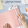 Other Stationery |   JIELISI Mini A5 Paper Trimmer Cutter Desktop Paper Cutting Machine with Security Cutter Head Auxiliary Side Ruler for Craft Paper Photos Cards Scrapbooking Office Home Supplies Other Stationery Other Stationery