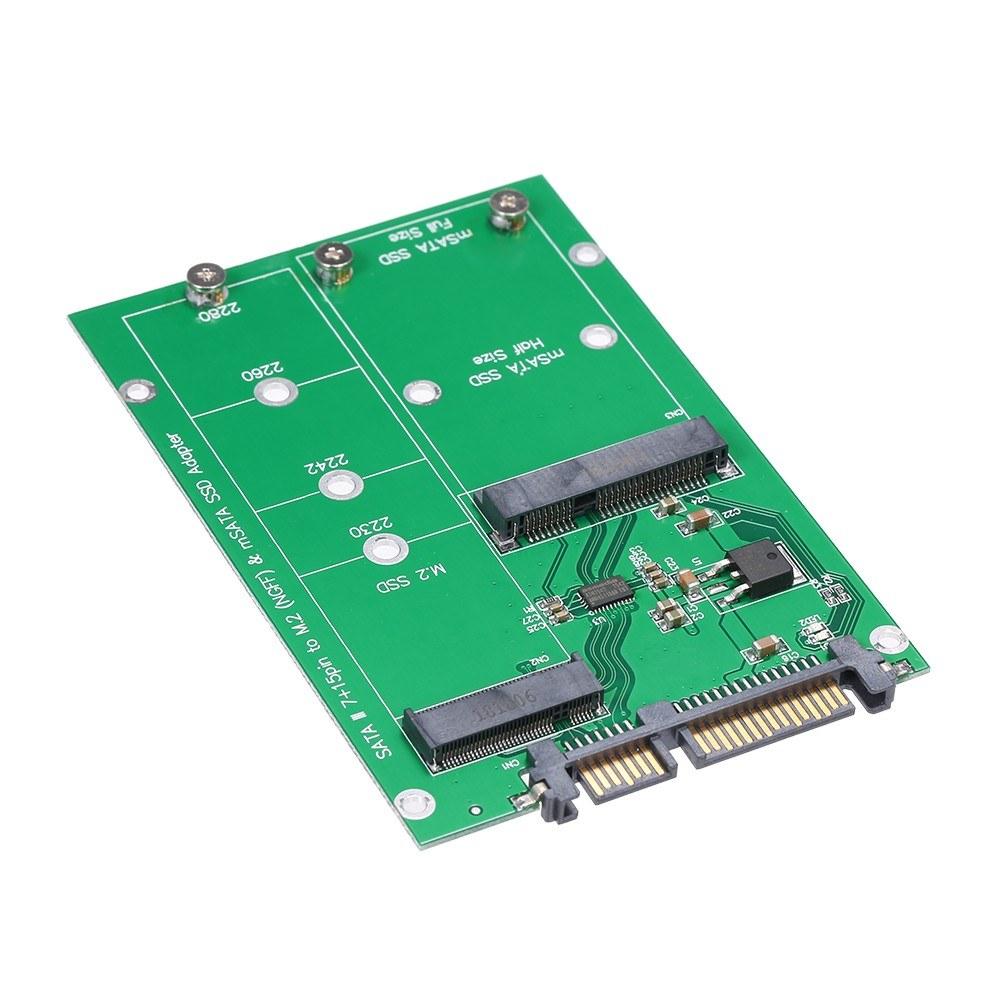 Other Stationery |   M.2 NGFF to SATA Adapter Card MSATA SSD to SATA III Converter Support 2230 2242 2260 2280 Other Stationery Other Stationery