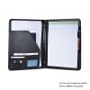 Other Stationery |   Professional Business Portfolio Padfolio Folder Document Case Organizer A4 PU Leather with Business Card U Flash Disk Holder Memo Note Pad Loose-leaf Loop Other Stationery Other Stationery