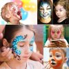 Other Stationery |   Professional Face & Body Painting Kit 10 Colors Rainbow Water Activated Paints Split Cakes Palette Makeup Cosplay Facepaints with Brush Safe & Non-Toxic Hypoallergenic for Halloween Costume Party Festival Art Supplies Other Stationery Other Stationery