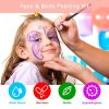 Other Stationery |   Professional Face & Body Painting Kit 10 Colors Rainbow Water Activated Paints Split Cakes Palette Makeup Cosplay Facepaints with Brush Safe & Non-Toxic Hypoallergenic for Halloween Costume Party Festival Art Supplies Other Stationery Other Stationery