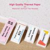 Other Stationery |   Thermal Printing Label Paper Barcode Price Size Name Blank Labels Waterproof Tear Resistant 12*22mm 260pcs/roll Other Stationery Other Stationery