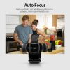 Others |   1080P USB Webcam 5MP Auto Focus Web Camera Built-in Sound-absorbing Microphone Drive-free Camera for PC Laptop Black Computer Peripherals Others