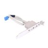 Others |   2 Ports USB 2.0 Motherboard Rear Panel Expansion Bracket to 9 Pin  Header Cable Adapter Expander Rear Brackets for PC Case Computer Peripherals Others