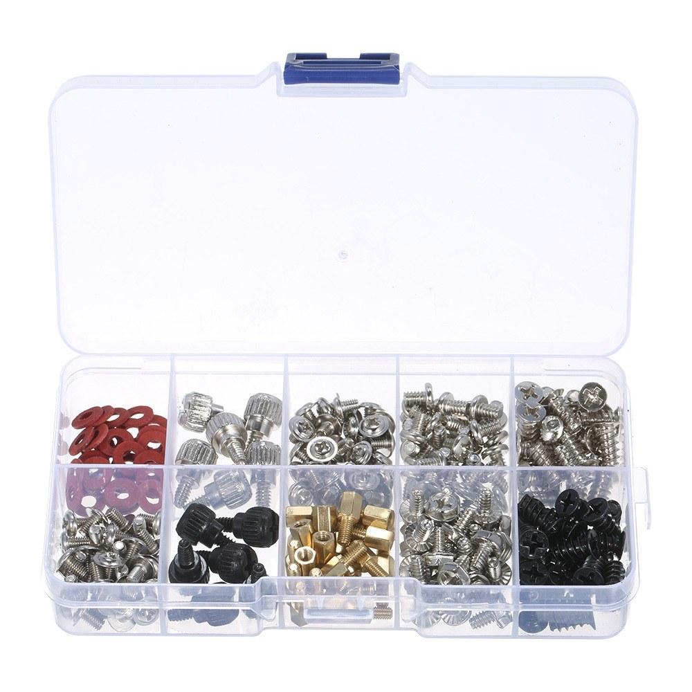 Others |   228PCS Basic Computer Screw Kit Desktop Computer Maintenance Screw Set for Computer Case Motherboard Graphics Hard Drive Fan Computer Peripherals Others