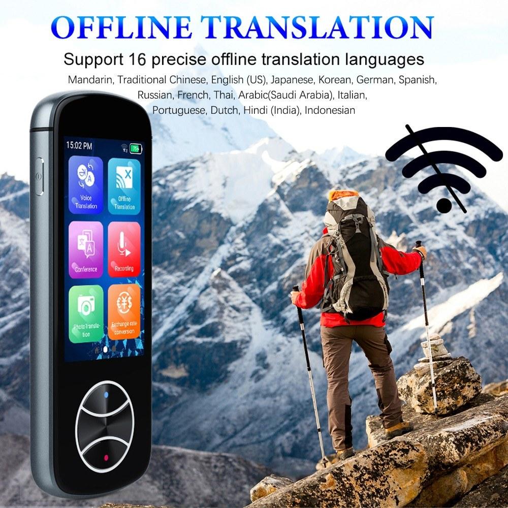 Others |   3.0in IPS Touch Screen Intelligent Translator 1500mAh Automatic Converter Electronic Interpreter Compatible with Android Computer Peripherals Others