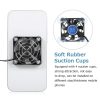 Others |   5cm Mobile Phone Heat Dissipation Fan Smartphone Tablet Radiator Mini Portable Design Fast Cooling with 4 Suction Cups Computer Peripherals Others