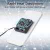 Others |   5cm Mobile Phone Heat Dissipation Fan Smartphone Tablet Radiator Mini Portable Design Fast Cooling with 4 Suction Cups Computer Peripherals Others