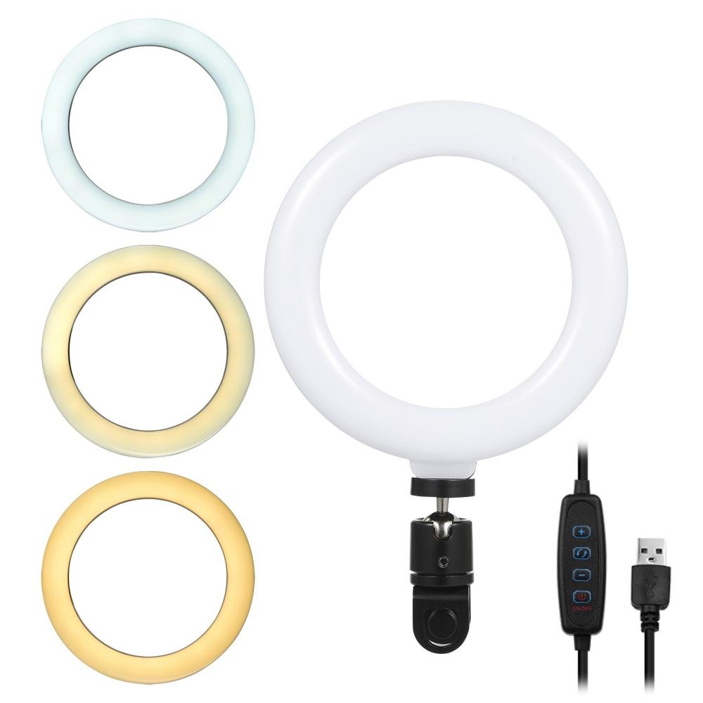 Others |   6” Ring Light for Laptop, Computer Clip Video Fill Light Conference Ring Beauty Live Light  for Zoom Meetings,Makeup,Selfie,Tiktok,(Dimmable & USB Powered) Computer Peripherals Others