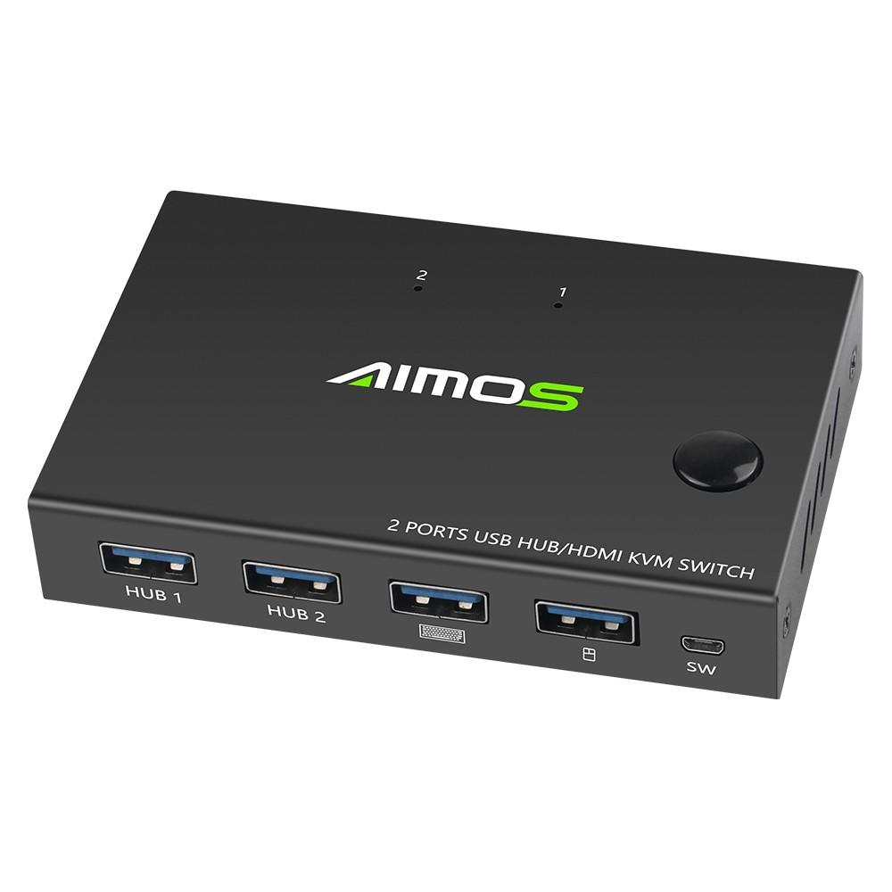 Others |   AIMOS AM-KVM201CC 2-Port HDMI KVM Switch Computer Peripherals Others