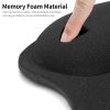 Others |   Anti-slip Office Gaming Mouse Pad with Memory Foam Wrist Pad Smooth Movement Accurate Positioning for PC Laptop Pink Computer Peripherals Others