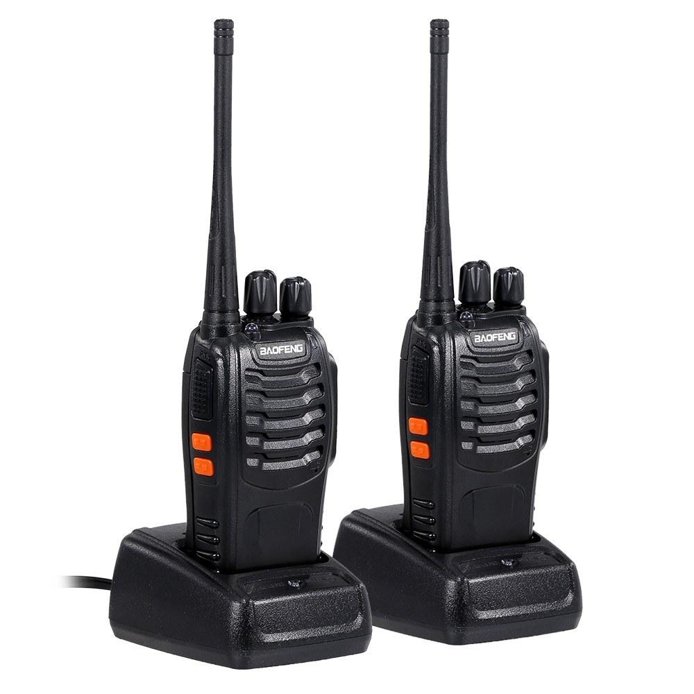 Others |   BAOFENG BF-888S UHF 400-470MHz FM Transceiver Two-way Radio Portable Handheld Walkie Talkie Long Distance 2PCS EU Plug Networking Others