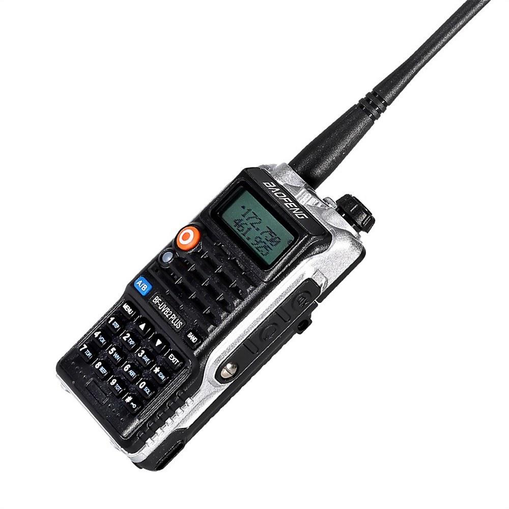 Others |   BAOFENG BF-UVB2 Plus FM Transceiver Dual Band LCD Display Handheld Interphone 128CH Two Way Portable Radio Support Long Communication Range Long Standby Time Clear Voice Walkie Talkie Black EU Plug Networking Others