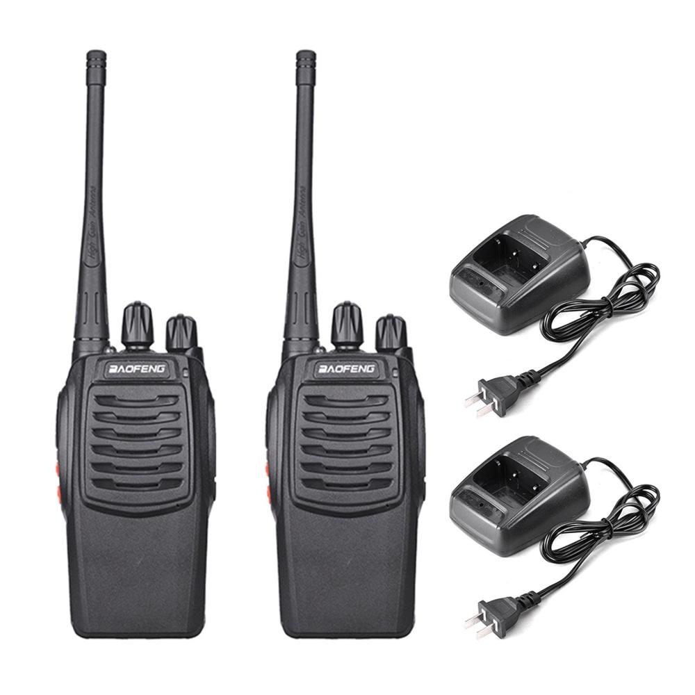 Others |   BAOFENG  UHF 400-470MHz FM Portable Handheld Walkie 2PCS US Plug Networking Others