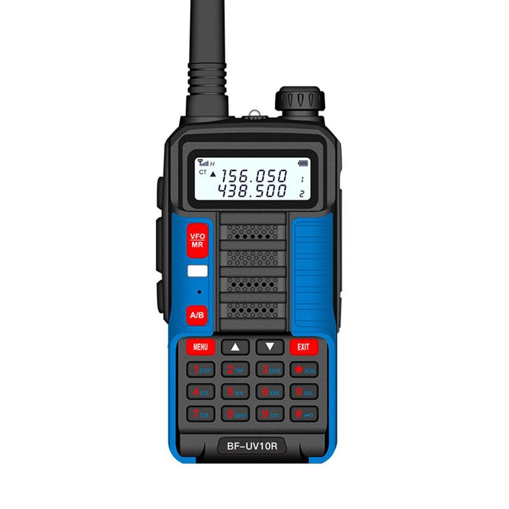 Others |   BAOFENG UV-10R Walkie Talkie Dual-Band Portable Ham Radio VOX Function 5-10KM Long Range Noise Reduction Blue, UK Plug Networking Others