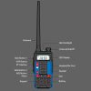 Others |   BAOFENG UV-10R Walkie Talkie Dual-Band Portable Ham Radio VOX Function 5-10KM Long Range Noise Reduction Blue, UK Plug Networking Others