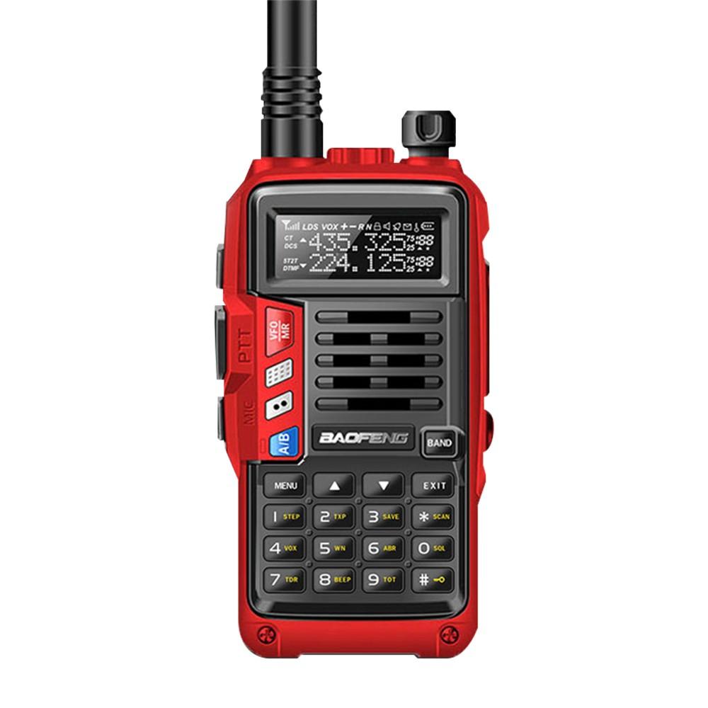 Others |   BAOFENG UV-S9 III Handheld Walkie Talkie Tri-Band 10W Ham Radio 2 Antenna 10KM Long Range VOX Function 128CH Red, EU Plug Networking Others