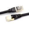 Others |   Cat8 Ethernet Cable High Speed Network Cable 40Gbps 2000Mhz/ Shielded Twisted Pair/ Gold Plated RJ45 Interface Black 1m Networking Others