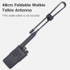 Others |   Foldable Intercom Antenna 48cm Walkie Talkie Antenna SMA-Female Interface High Gain 144/430MHz Frequency Wide Compatibility Networking Others