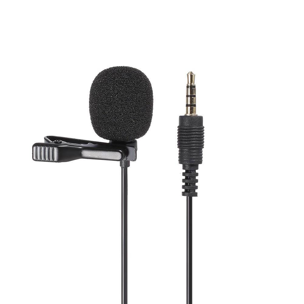 Others |   GL-119 3.5AUX Lavalier Microphone Omni Directional Condenser Microphone Superb Sound for Audio and Video Recording Black Computer Peripherals Others