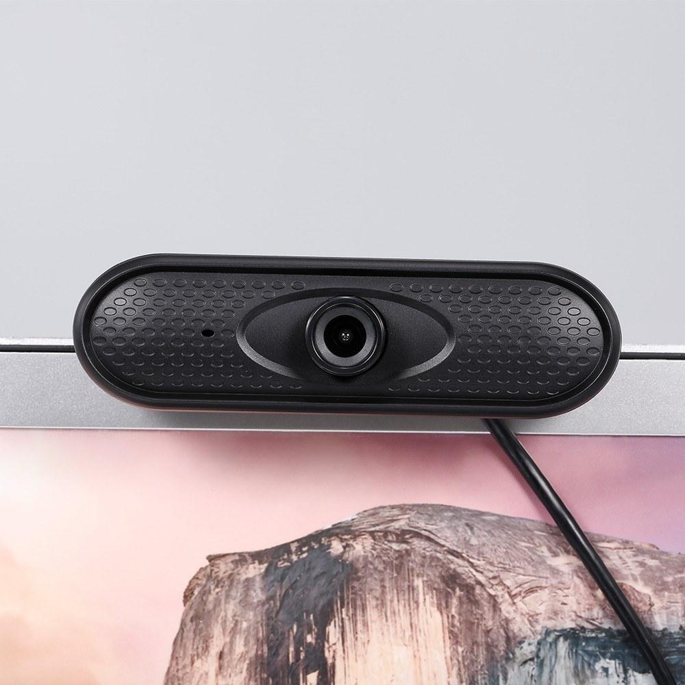 Others |   HD 1080P Web Camera Manual Focus USB Webcam Computer Camera Built-in Microphone Drive-free Camera for PC Laptop Black Computer Peripherals Others