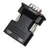 Others |   HD Male to VGA Female Adapter with 3.5mm Audio Port Support 1920*1080 Resolution Independent Audio Output Small Size Black Computer Peripherals Others