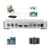 Others |   KM200 Karaoke Sound Mixer Portable Digital Stereo Audio Echo System 4K/2K HDMI Karaoke Amplifier with Dual Microphone EU Plug Computer Peripherals Others