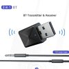 Others |   KN320 3.5mm Wireless Audio Transmitter Receiver USB BT 5.0 Adapter TV Speaker Earphone Mini Car Music 2 In 1 BT Transmit Computer Peripherals Others