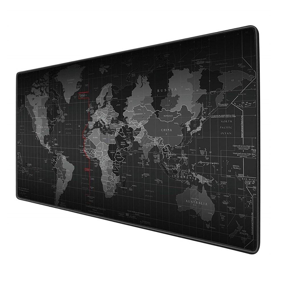 Others |   Large Mouse-Pad with World Map Oversized Extended Waterproof Non-slip Keyboard Pad Desk Mat Office Gaming Mouse-Pad 800*300mm Computer Peripherals Others