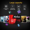 Others |   Netac P500 PRO Class 10 128GB Micro SDXC TF Memory Card Data Storage High Speed 98MB/s V30/UHS-I U3 Drives & Storage Others