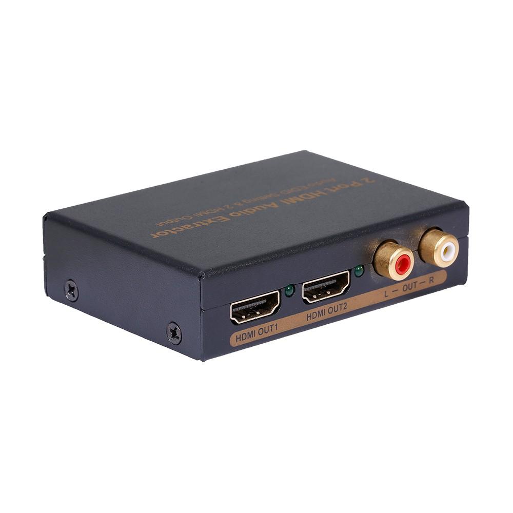 Others |   NK-912 2 Port HDMI Splitter Video Switcher Audio Extractor Audio EDID Setting 2 HDMI Output US Plug Computer Peripherals Others