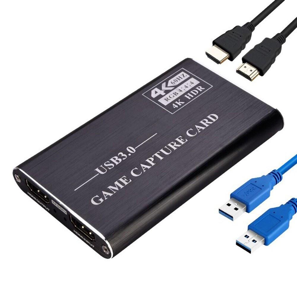 Others |   NK-S41 HDMI Game Capture Card USB3.0 Capture HDMI 4Kp60 Compatible with PS4/Switch/Camera/Recording/Live Streaming Black Drives & Storage Others