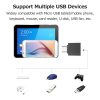 Others |   OTG Adapter Micro USB to USB2.0 Adapter Portable Micro USB Adapter Mini Size Plug and Play Wide Compatibility Black Computer Peripherals Others