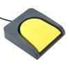 Others |   PCsensor USB Single Foot Switch Control One Key Customized Computer Keyboard Action Pedal Grey with Yellow Computer Peripherals Others