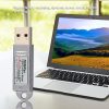 Others |   PCsensor USB Thermometer Hygrometer Temperature Sensor Data Logger Recorder for PC Laptop Silver Computer Peripherals Others