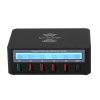 Others |   Smart Charging Station with 6 Ports LCD USB Charging Dock Wireless Charger of Universal Compatibility Charging Station for Family and Office Use Computer Peripherals Others