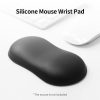 Others |   Soft Silicone Mouse Wrist Pad Mice Wrist Rest Ergonomic Silicone Wrist Support Mouse Pad Hand Pillow Cushion Black Computer Peripherals Others