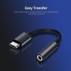 Others |   Type-C to 3.5mm Earphone Adapter USB 3.1 Type-C Male to 3.5 AUX Audio Female Jack Audio Adapter for Huawei Xiaomi Samsung Black Computer Peripherals Others